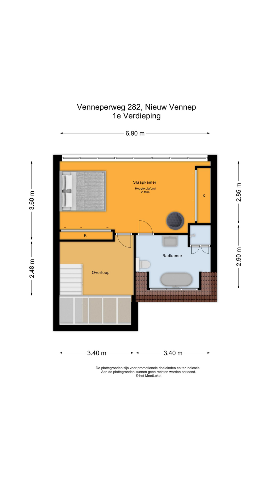 Venneperweg 282 , 2153 AE Nieuw-vennep map